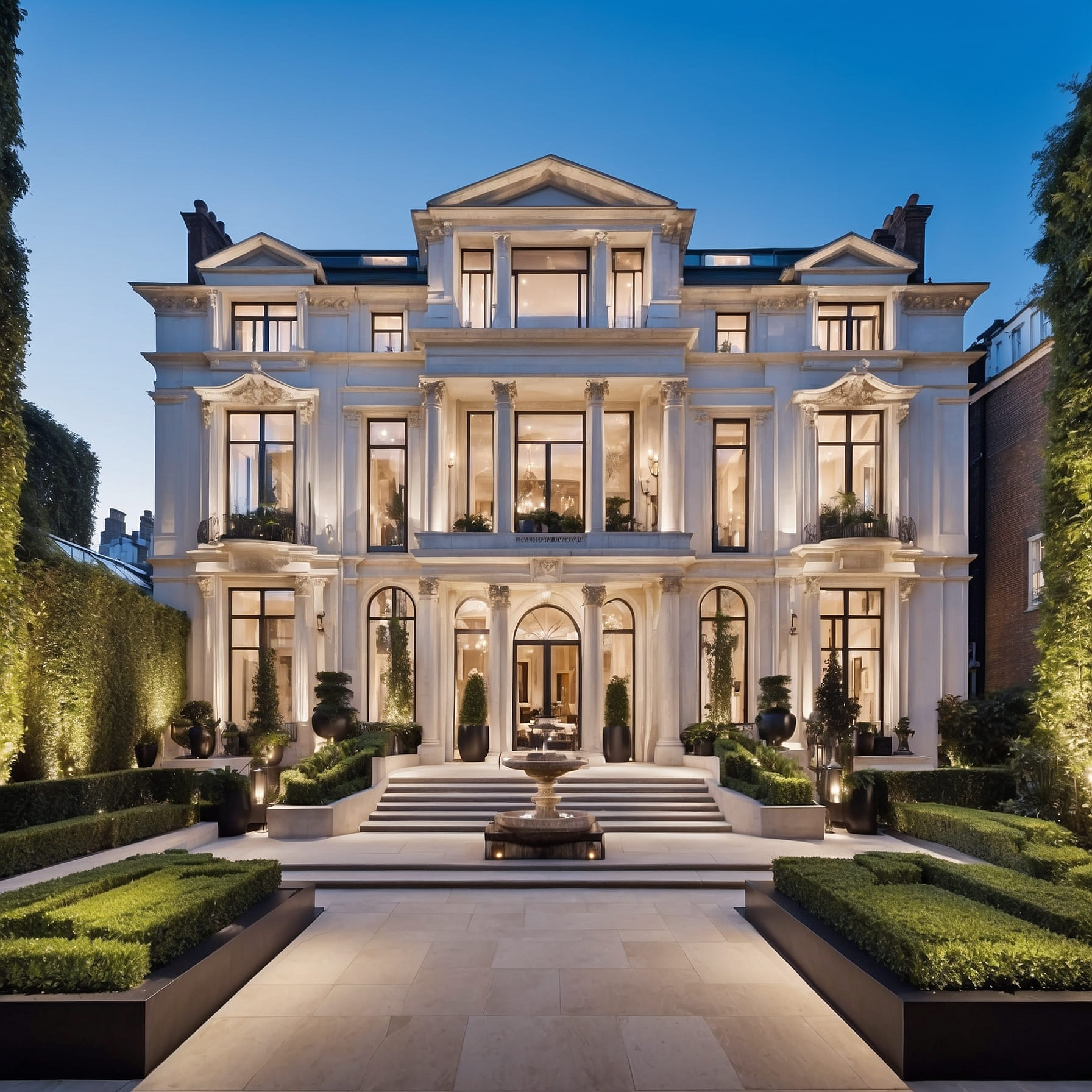 Opulent properties in London
